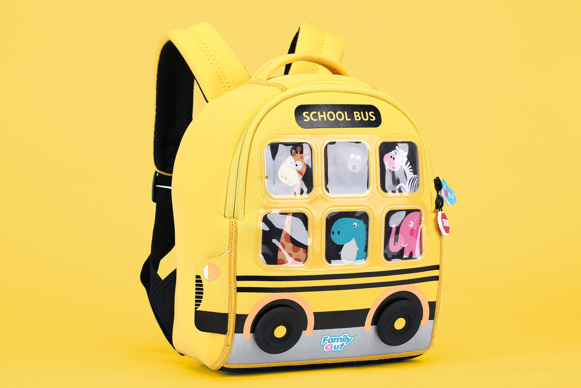 Kindergarten Bus Backpack on Behance