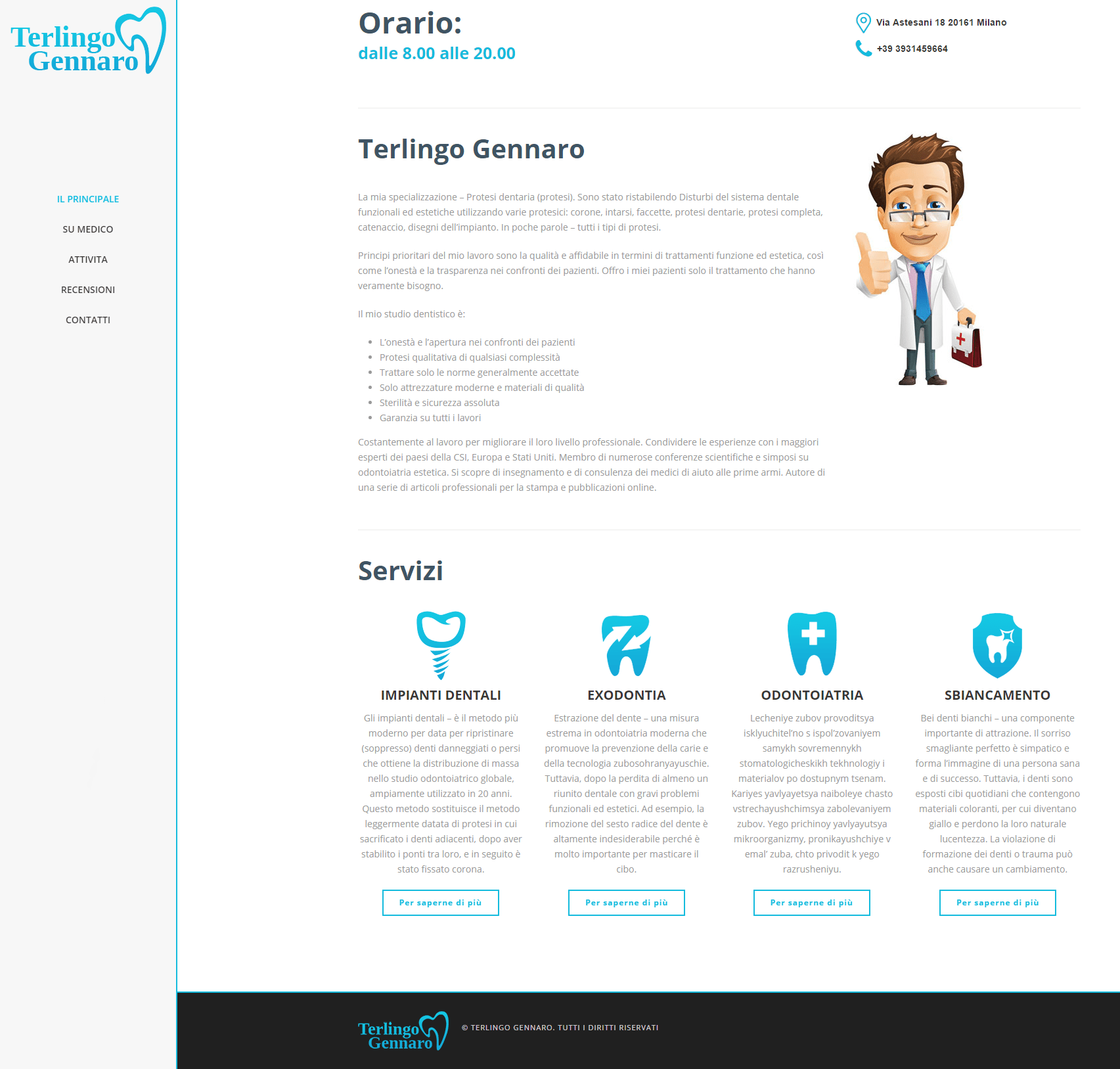 Design Site "Rino Dantista" On Behance 1627_x_1705_png