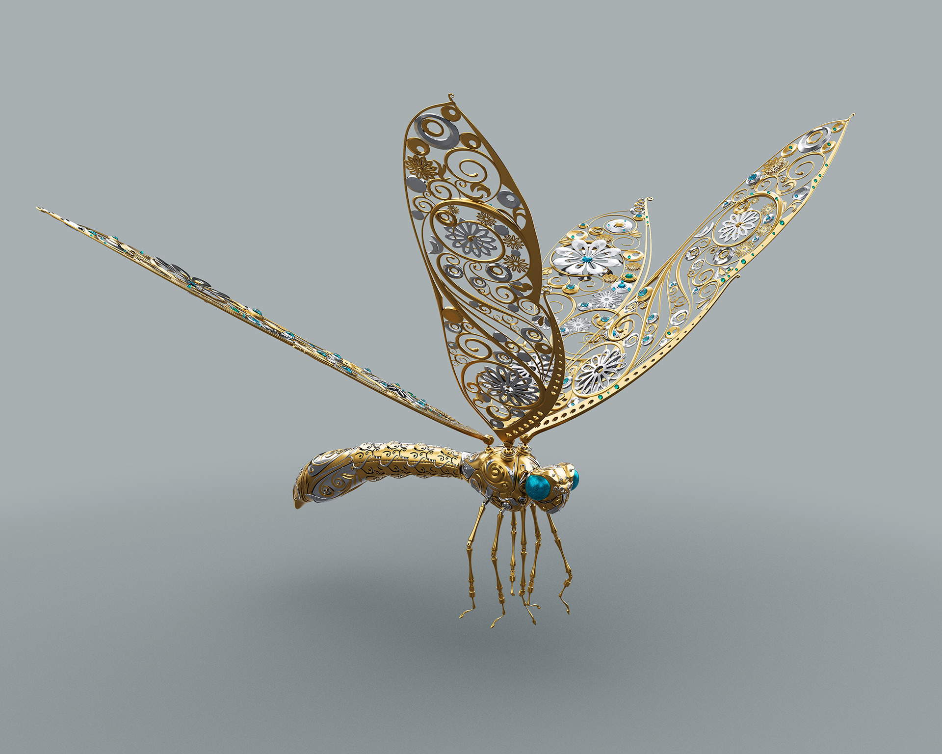 Mechanical Dragonfly for Fuzion Studio :: Behance
