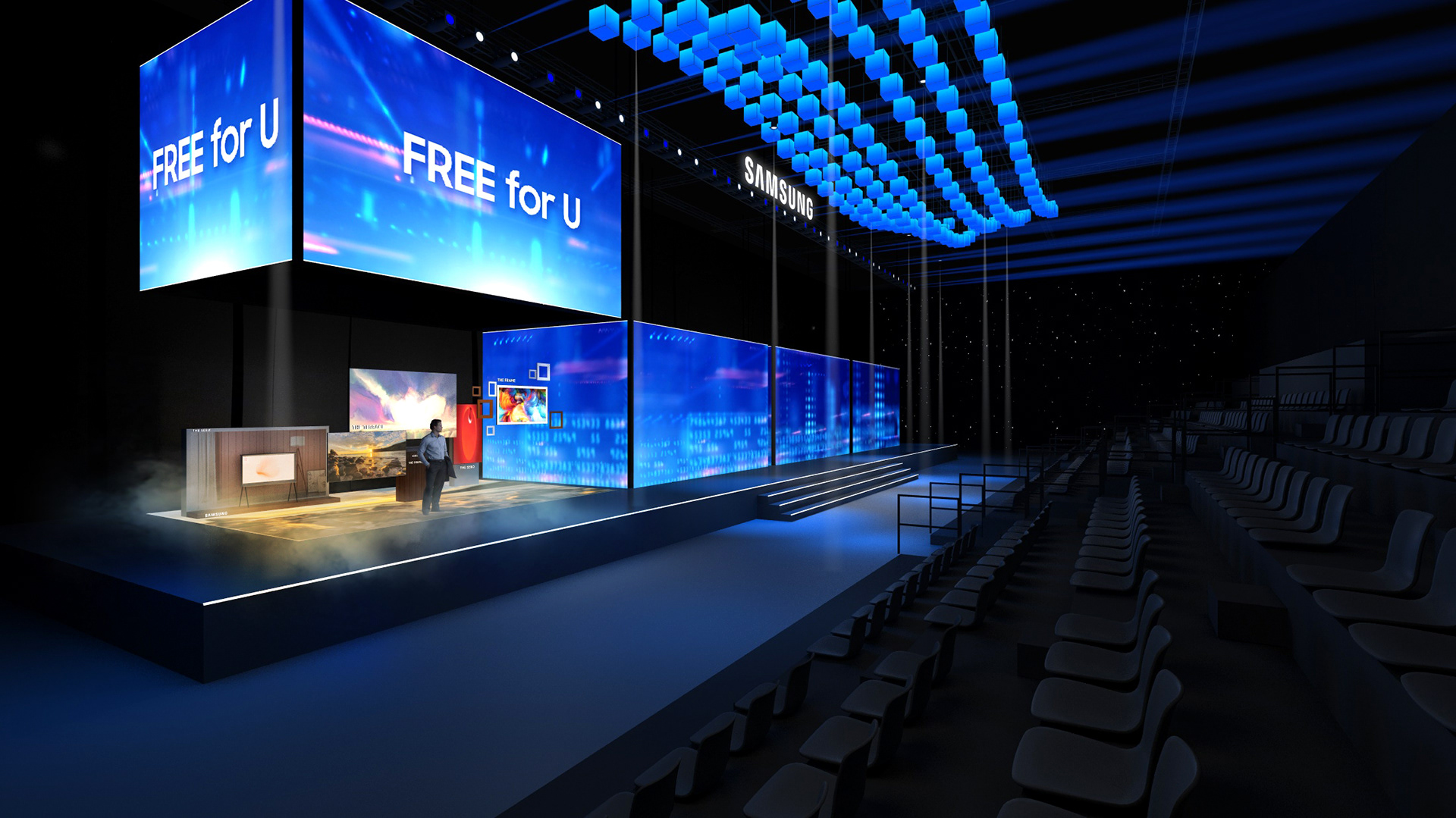 SAMSUNG QLED LAUCHING EVENT 2021 on Behance