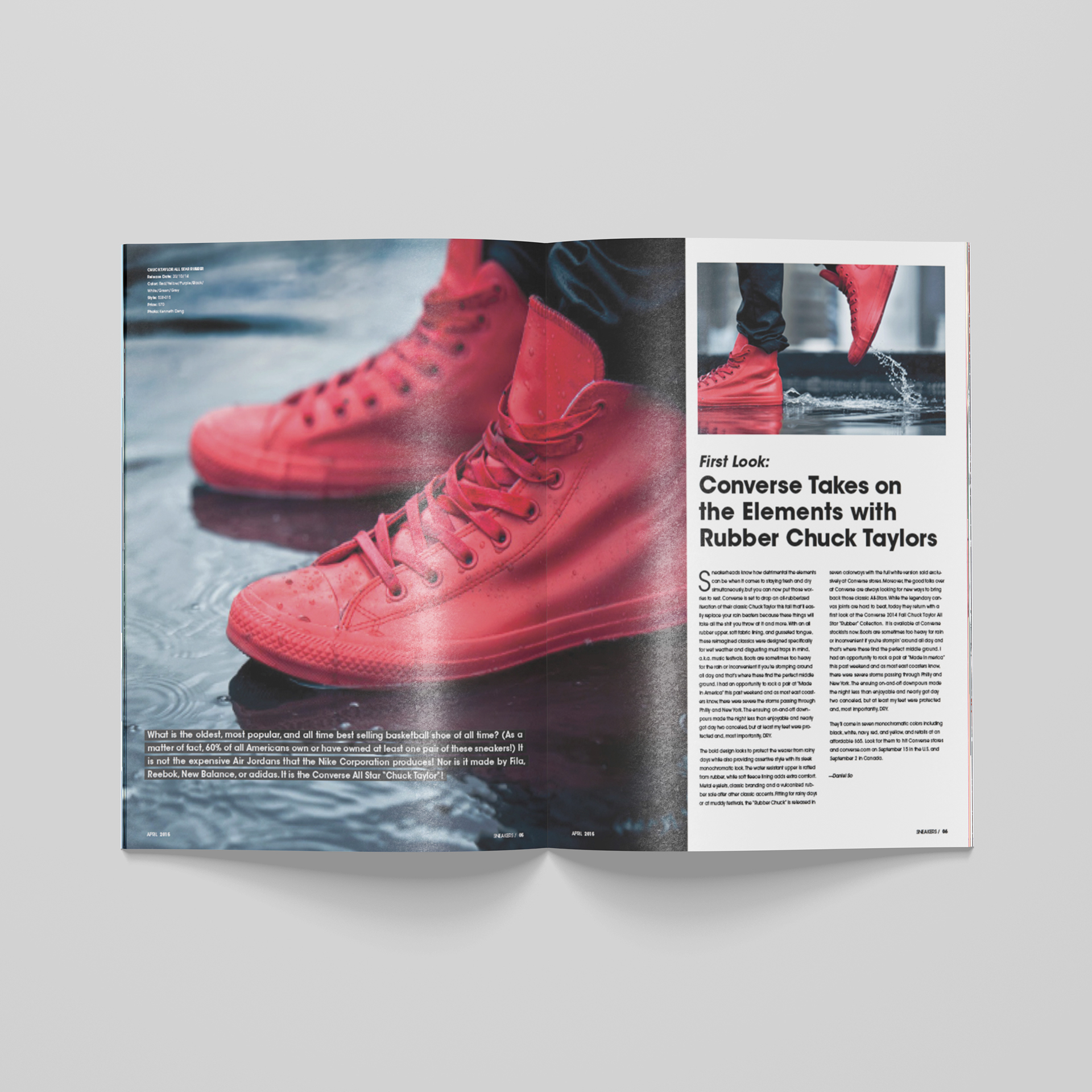 'Sneakers' Magazine design on Behance