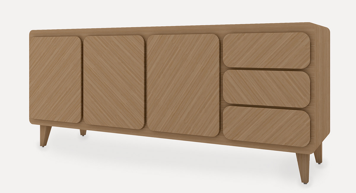 3D Product Modelling For Furniture Rhino Software on Behance