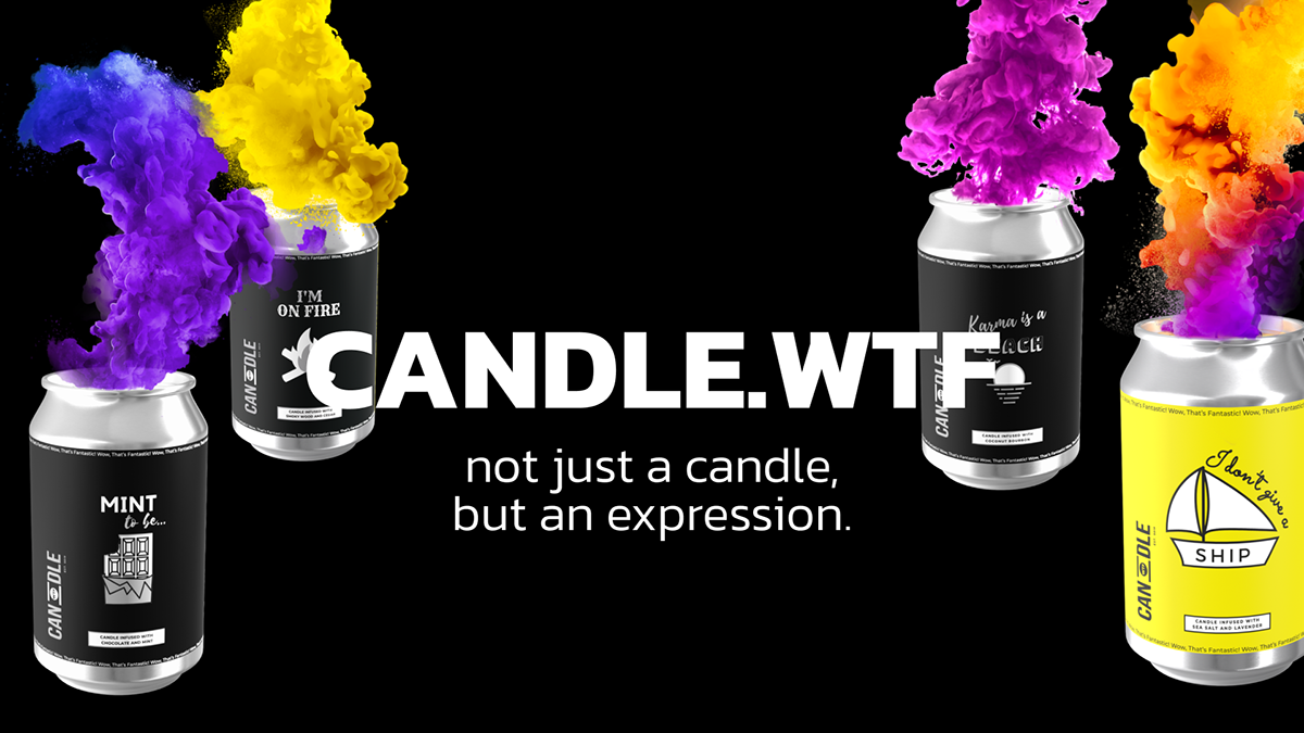 CANDLE.WTF Branding Behance