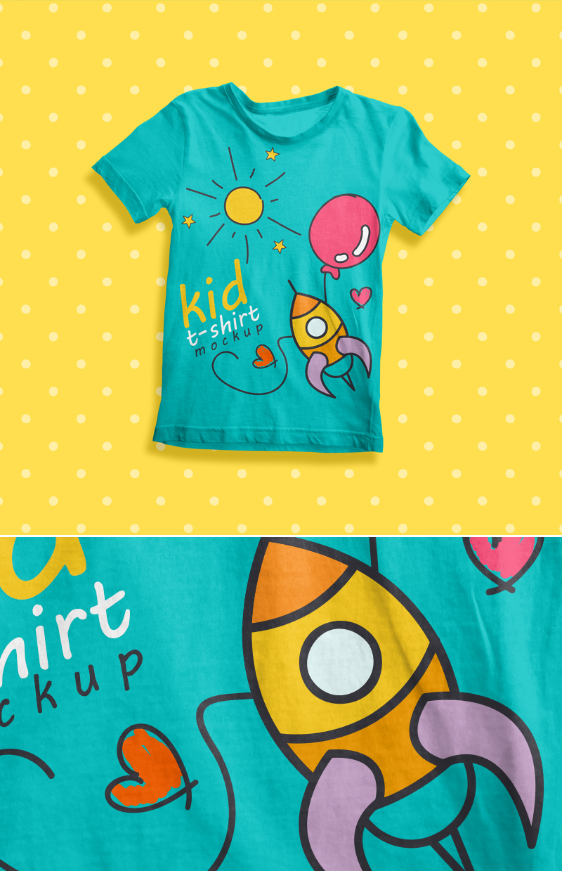 Free Kid tShirt Mockup PSD on Behance