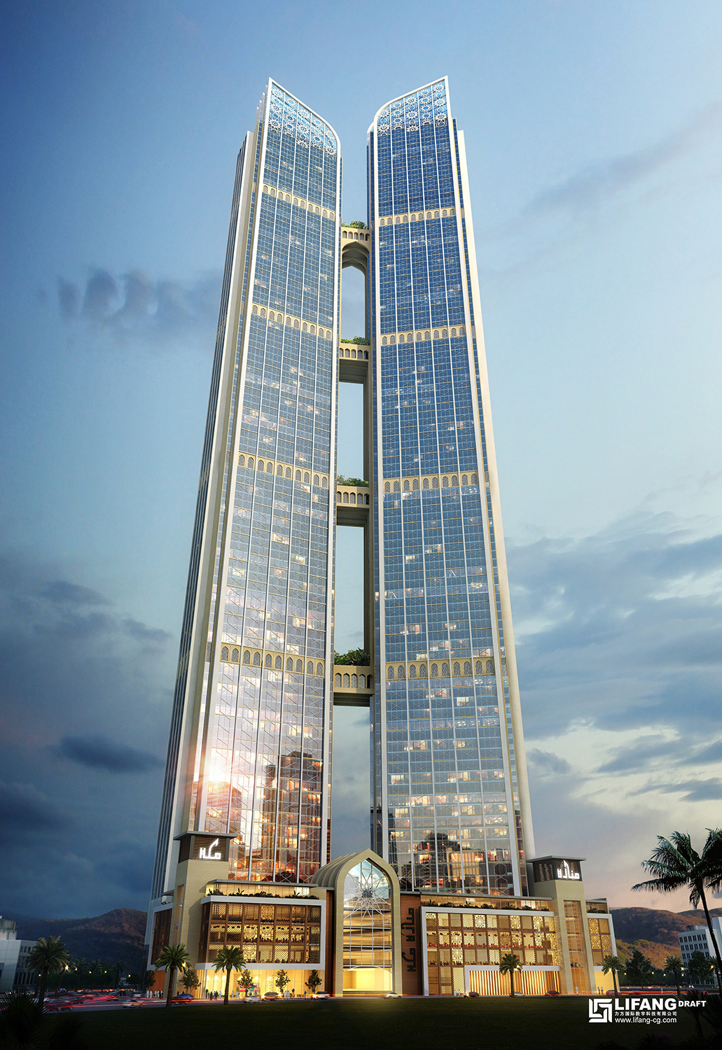 Tall/High Building Renderings by Lifang Vision on Behance