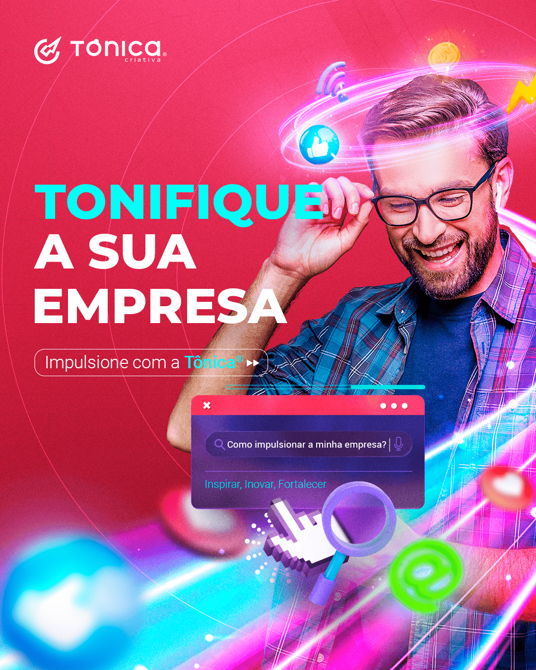 Social Media Agência Tônica Criativa on Behance