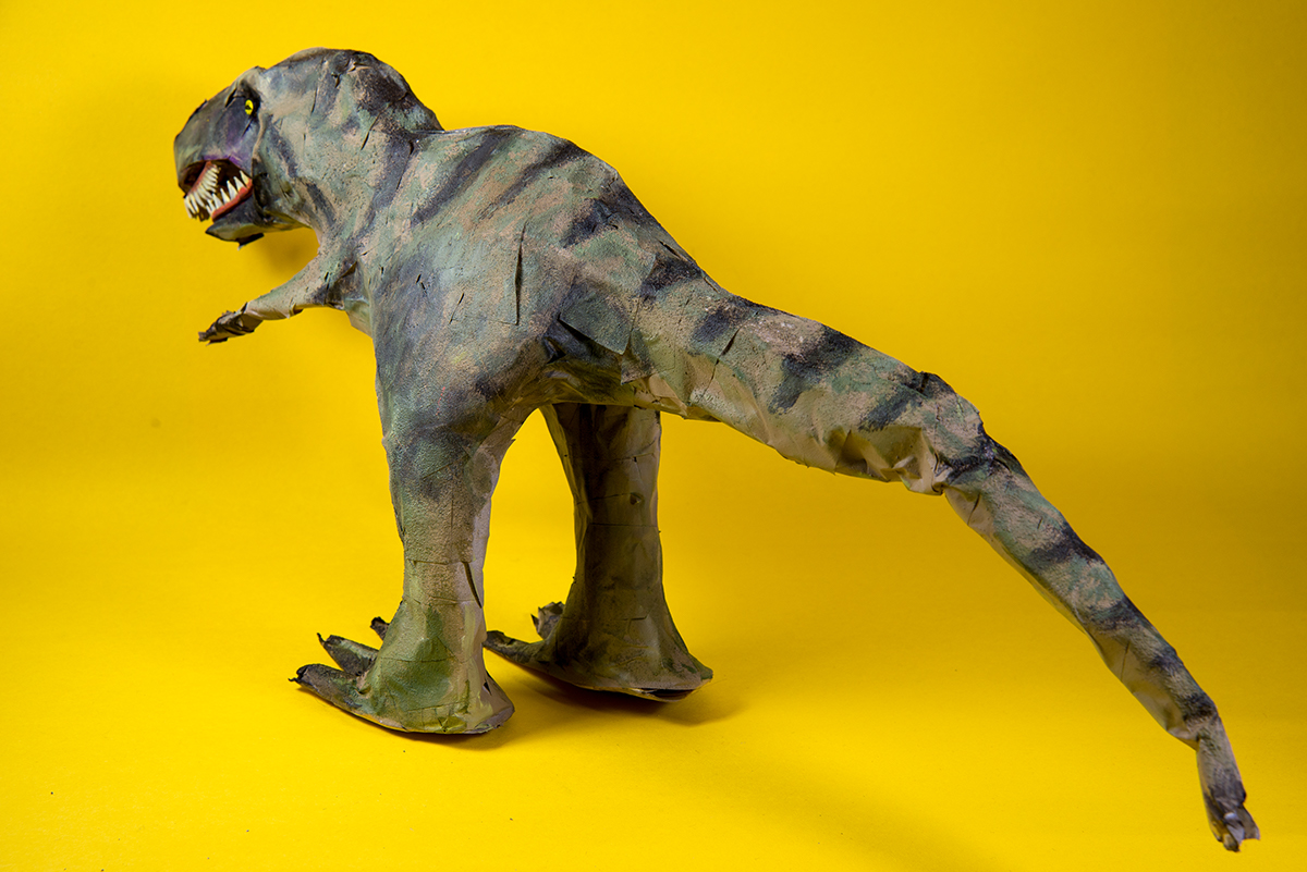 Masking Tape Sculpture (TRex Clone) on Behance