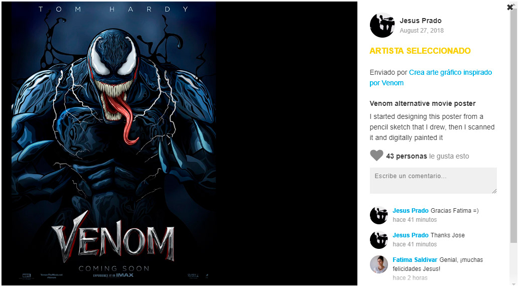 VENOM MOVIE CINEMARK EXCLUSIVE PRINT on Behance