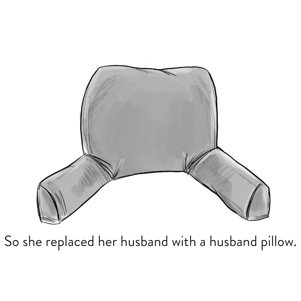 The Husband Pillow on Behance