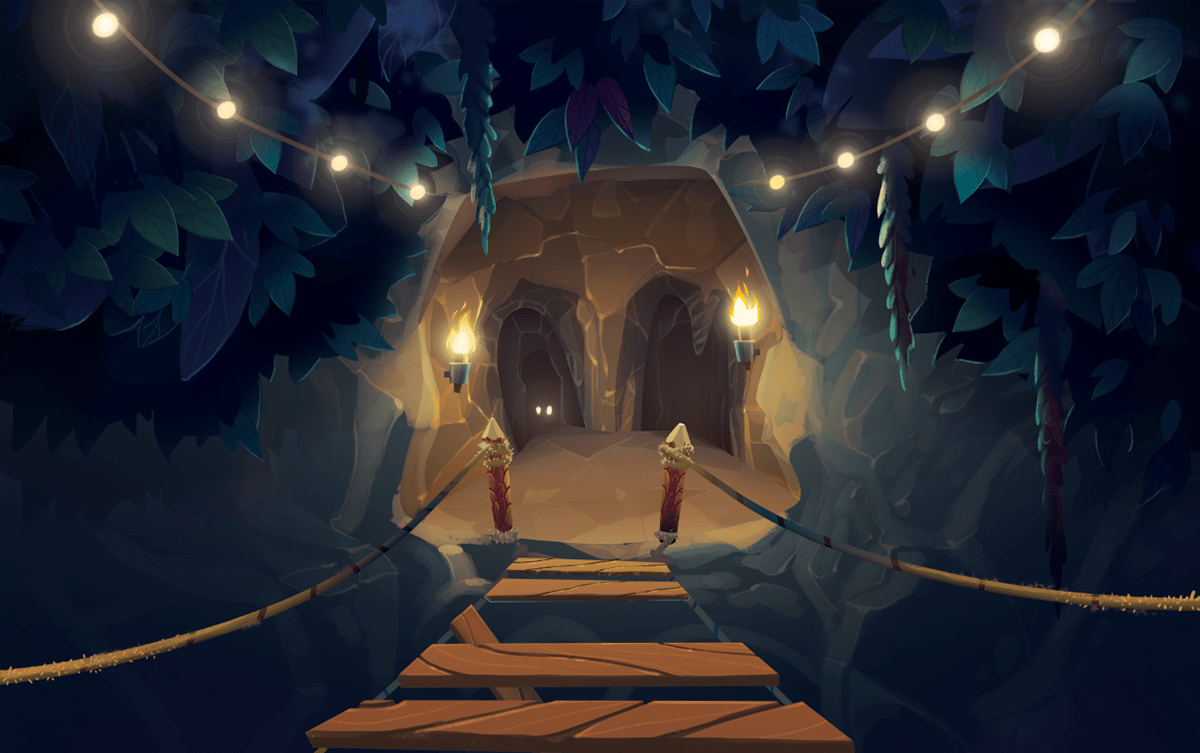 2d backgrounds on Behance