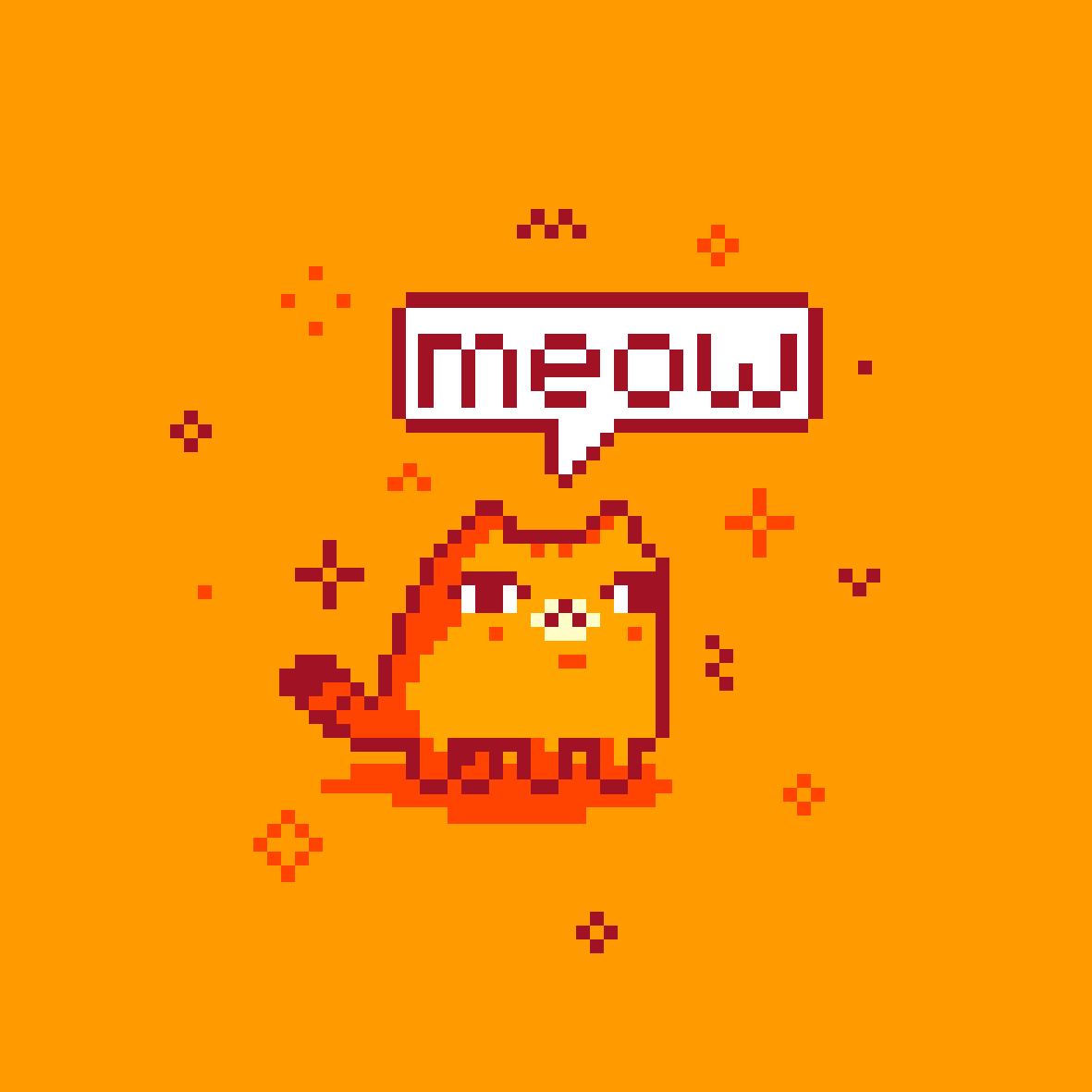 Pixel stickers on Behance