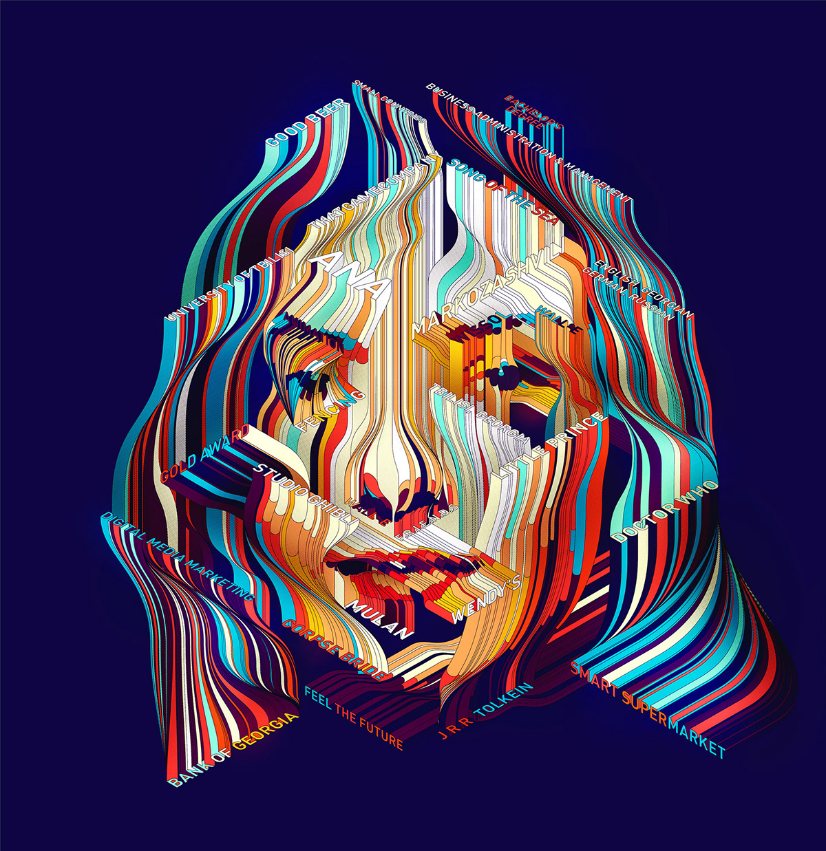 ADVERTISING ILLUSTRATION/TYPE on Behance