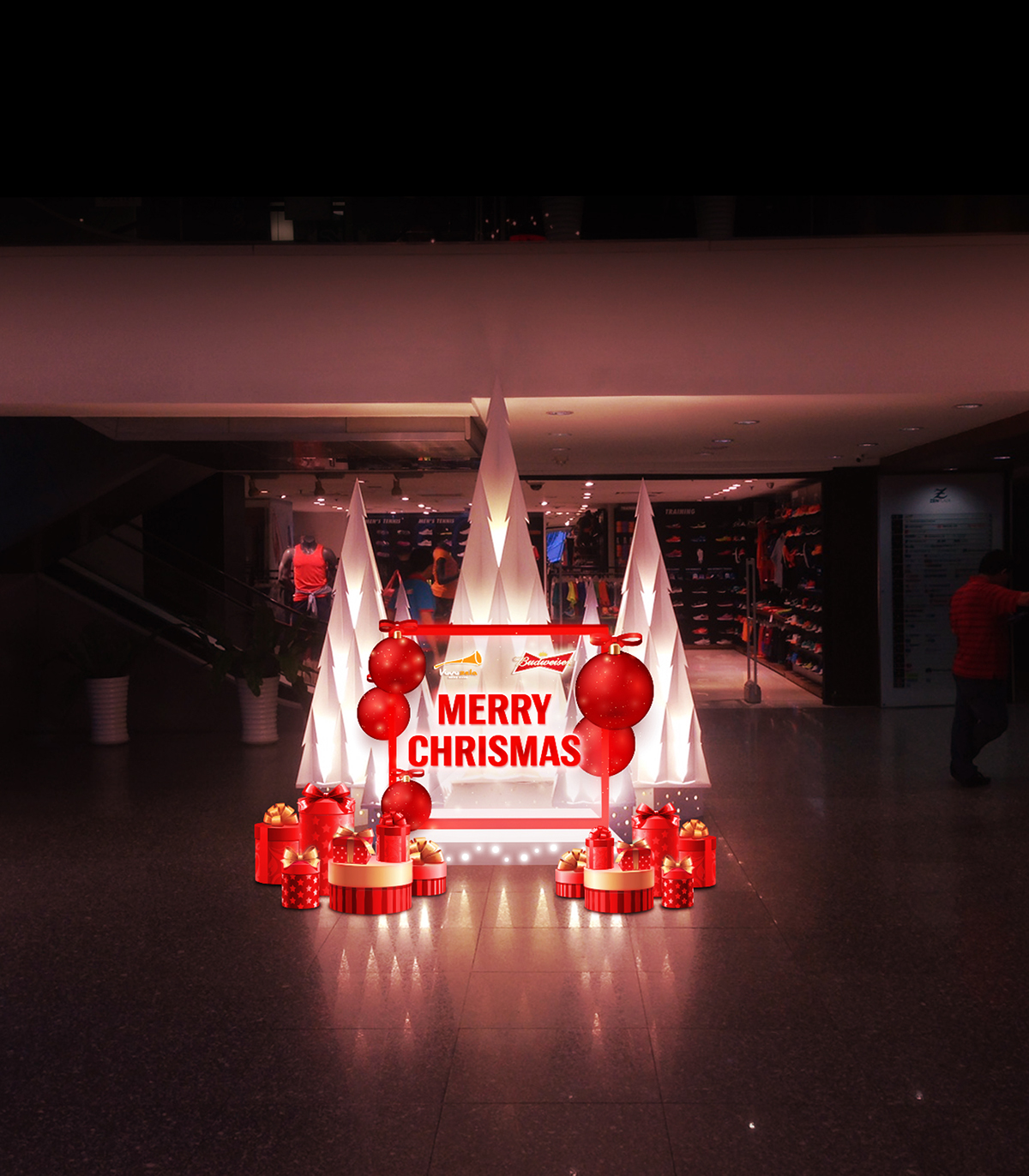 Budweiser Christmas 2023 Budweiser_X'mas & New year is coming on Behance