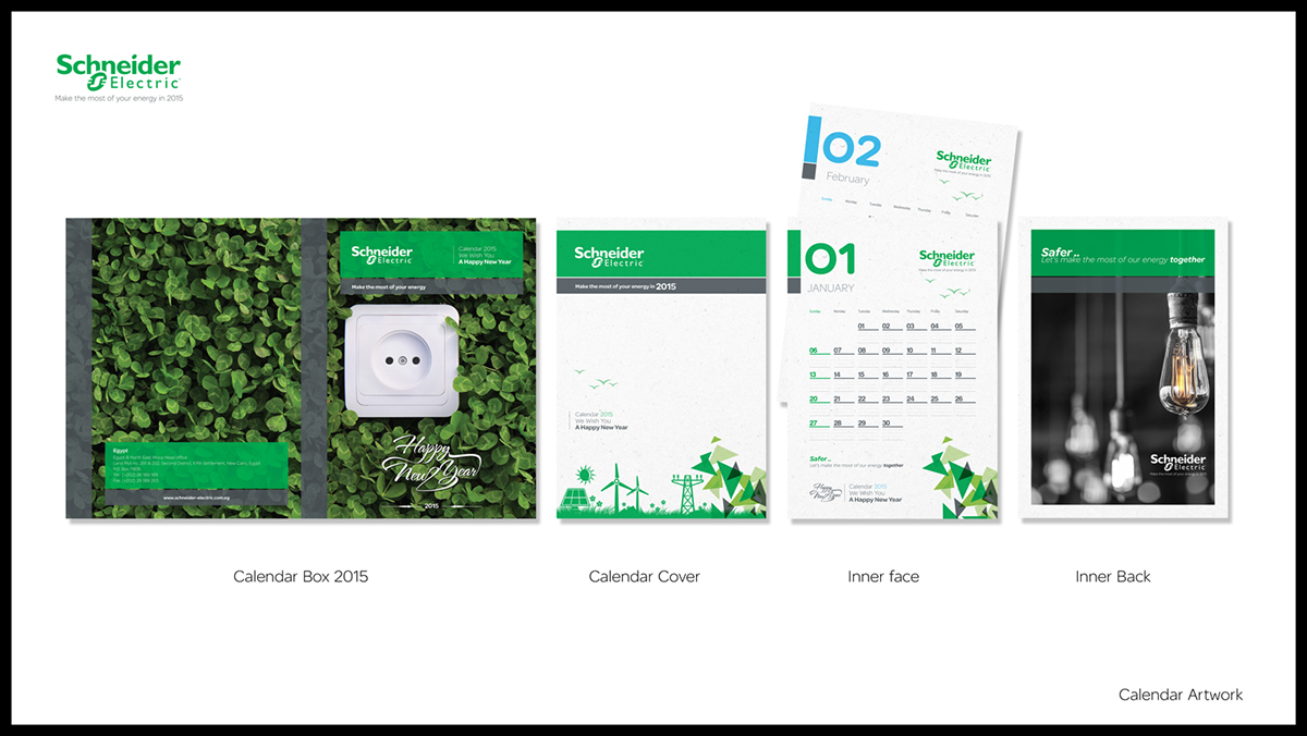 Schneider Electric Calendar 2015 on Behance