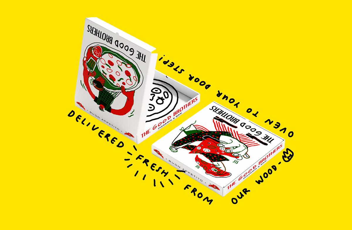 The Good Brothers Pizzeria & Bar on Behance