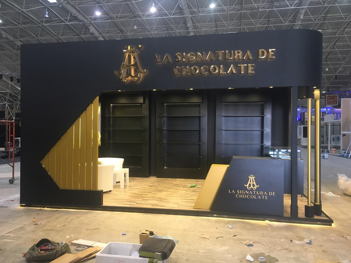 La Chocolate Booth Exhibition on Behance