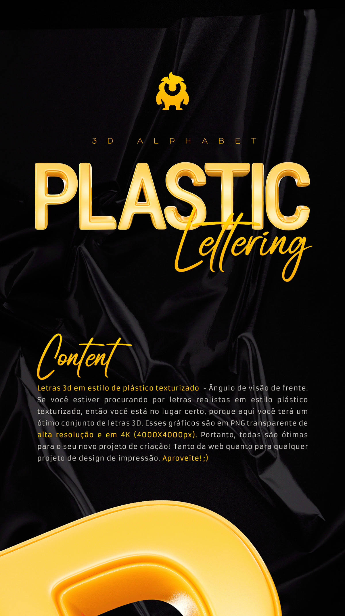 Alphabet 3d Plastic Download On Behance