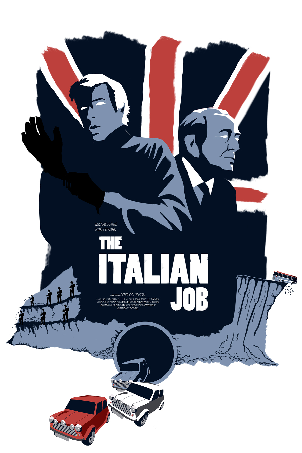 The Italian Job Poster Design on Behance