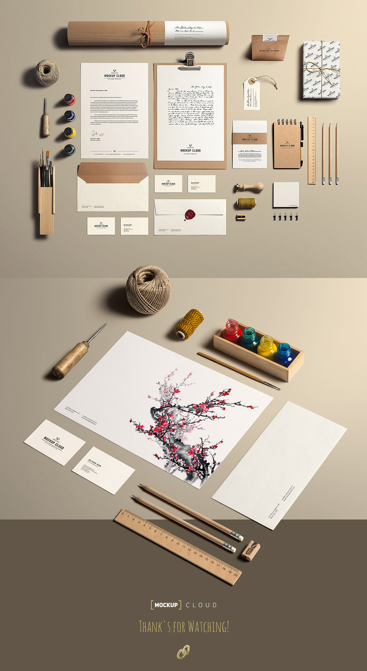Art & Craft / Stationery MockUp on Behance