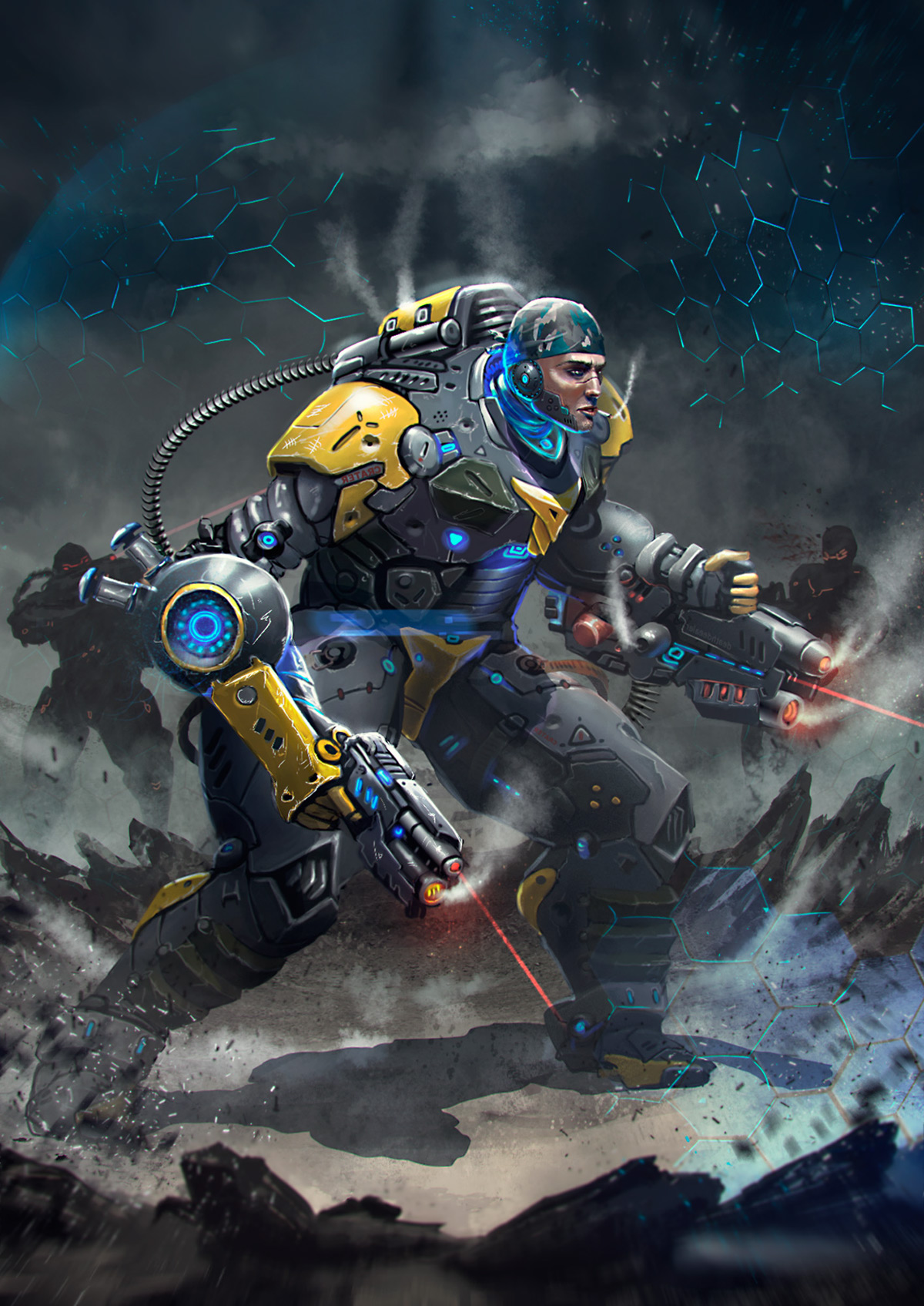 Star Crusade commanders illustrations on Behance