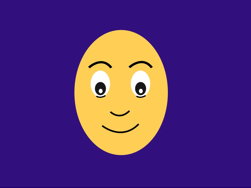 Eyes blink animation on Behance