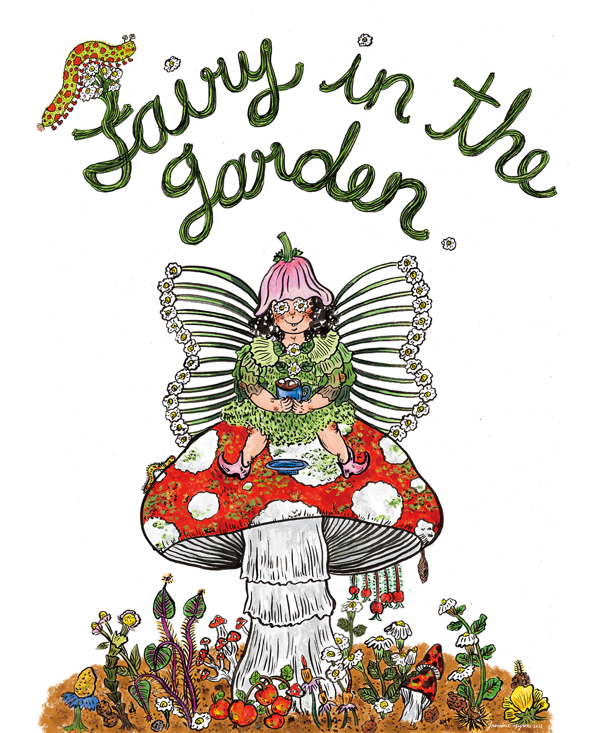 Fairy in the garden on Behance