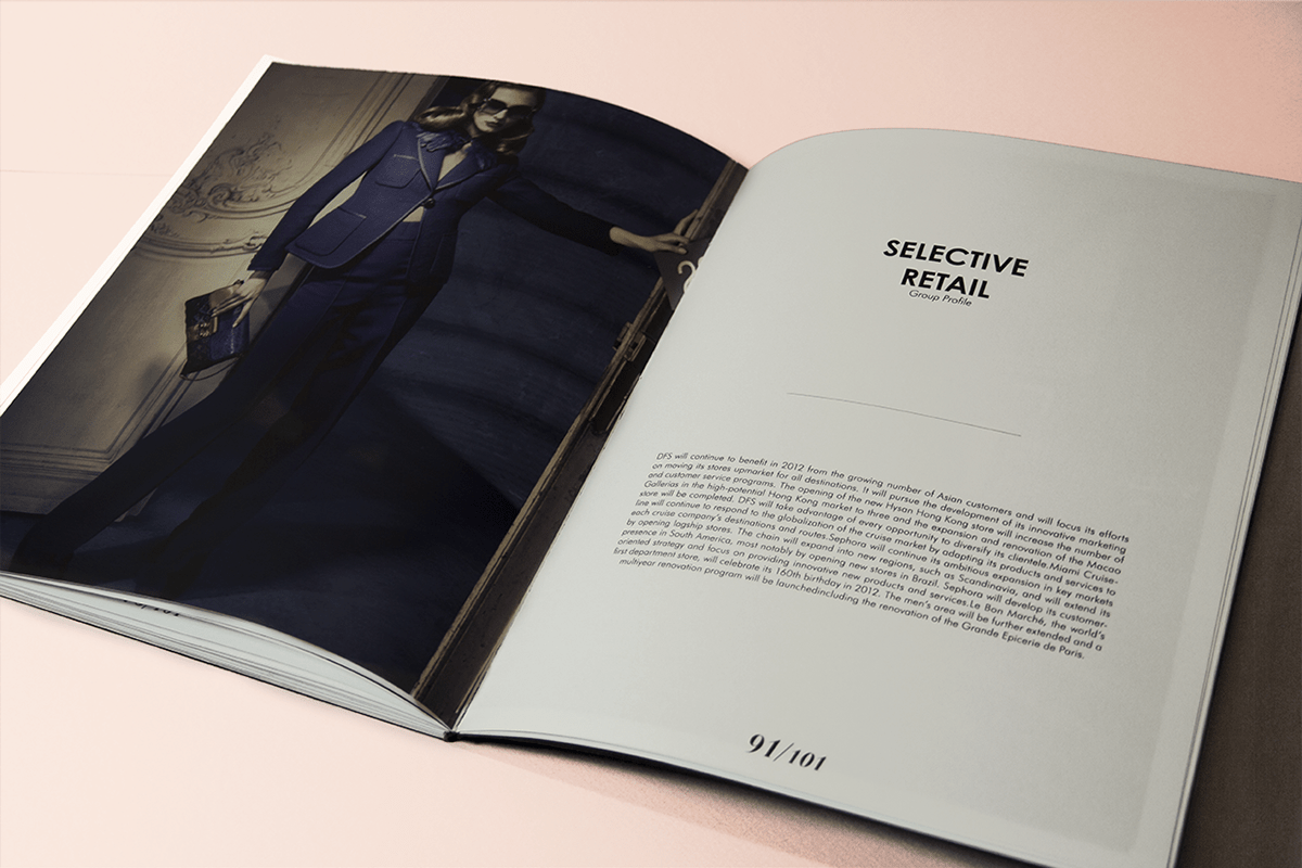 2011 Louis Vuitton Annual Report on Behance