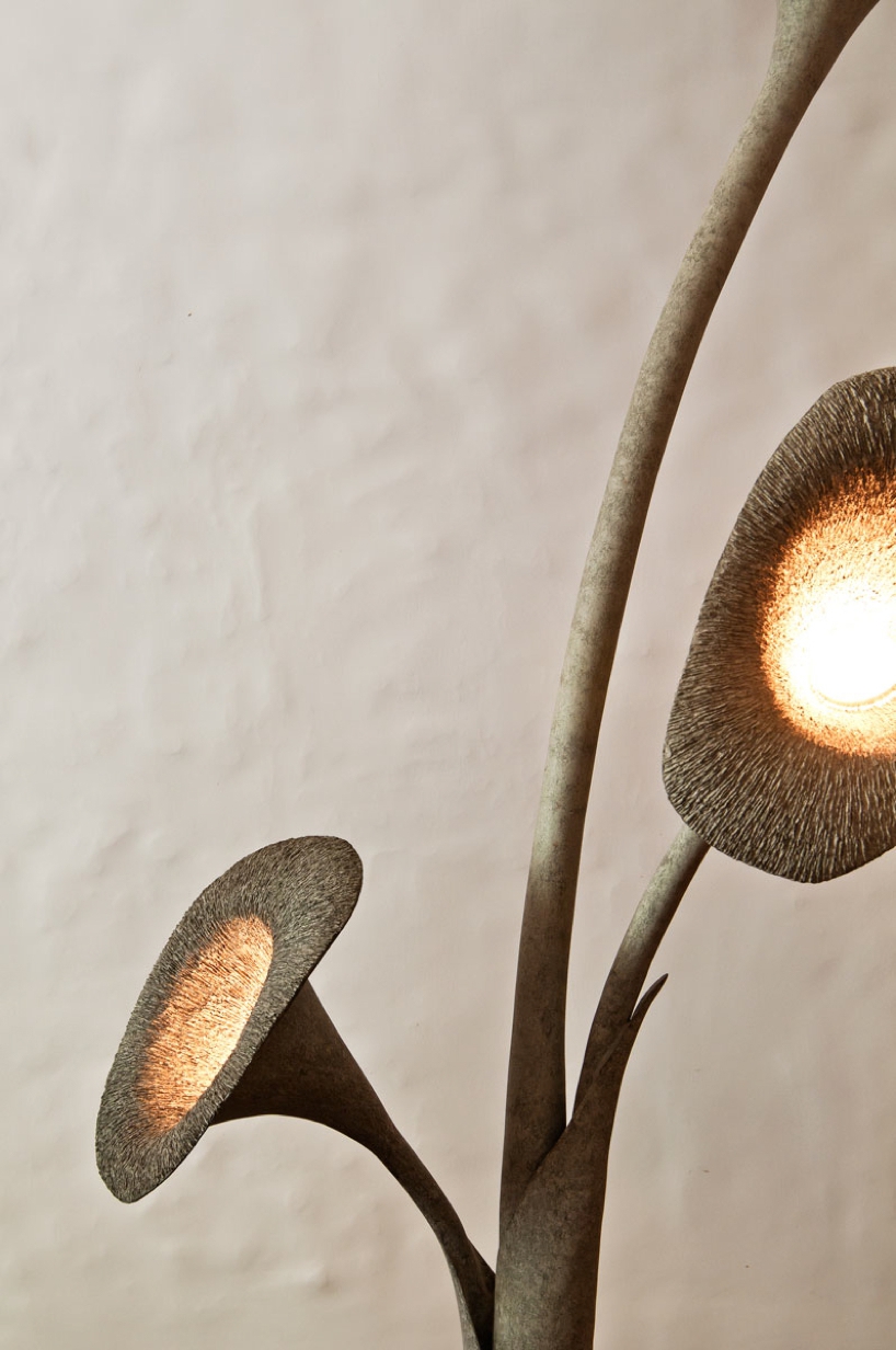 Floor Lamp, handcrafted with papiermâché on Behance