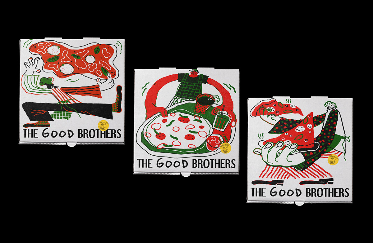 The Good Brothers Pizzeria & Bar on Behance