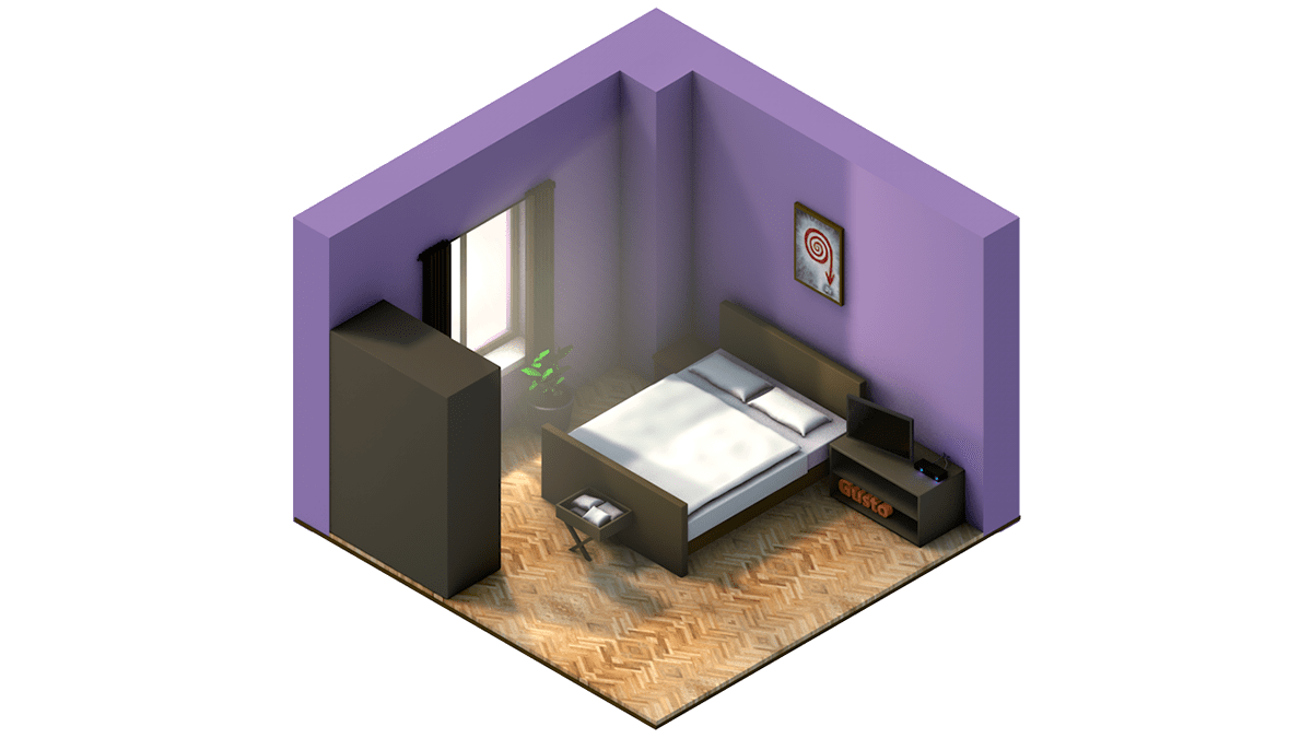 Isometric Rooms on Behance