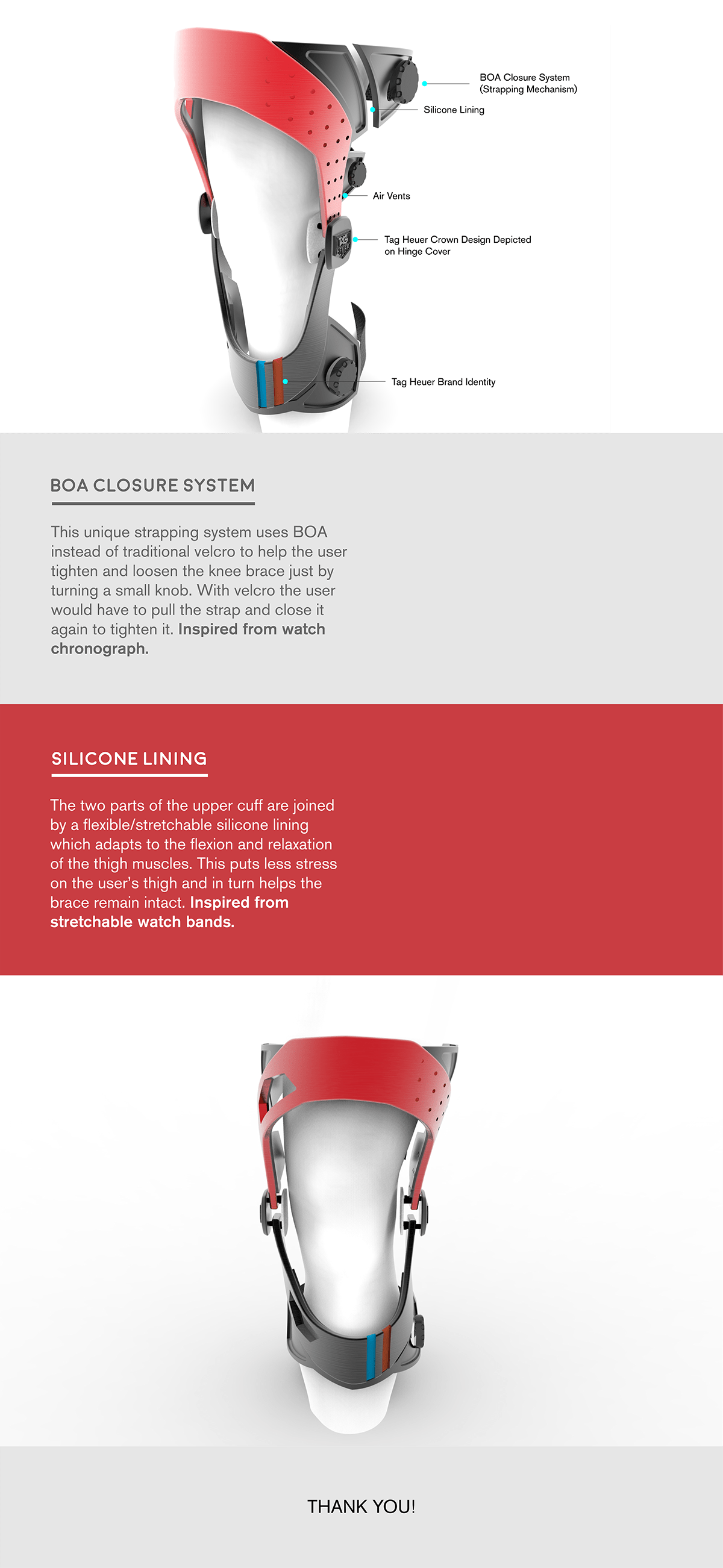 Knee Brace Tag Heuer on Behance