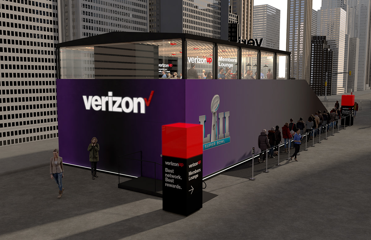 Verizon Superbowl 52 on Behance