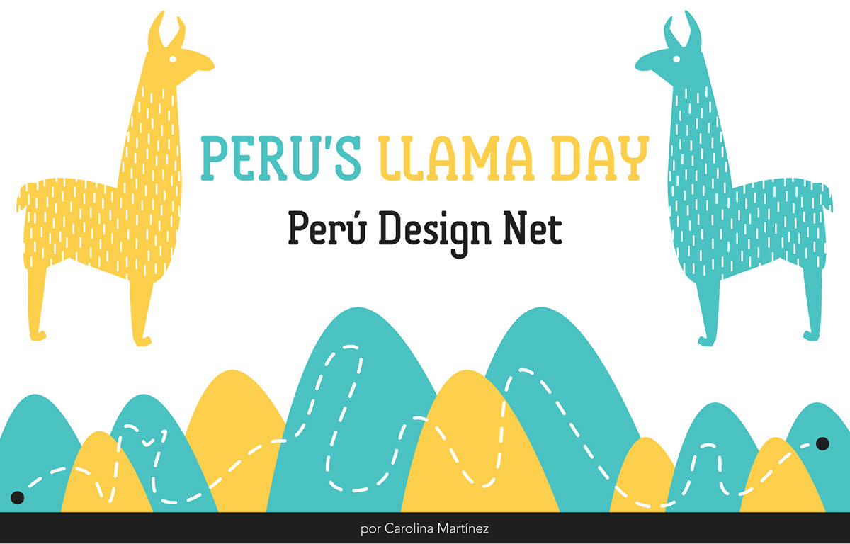 Peru's Llama Day Infografía on Behance