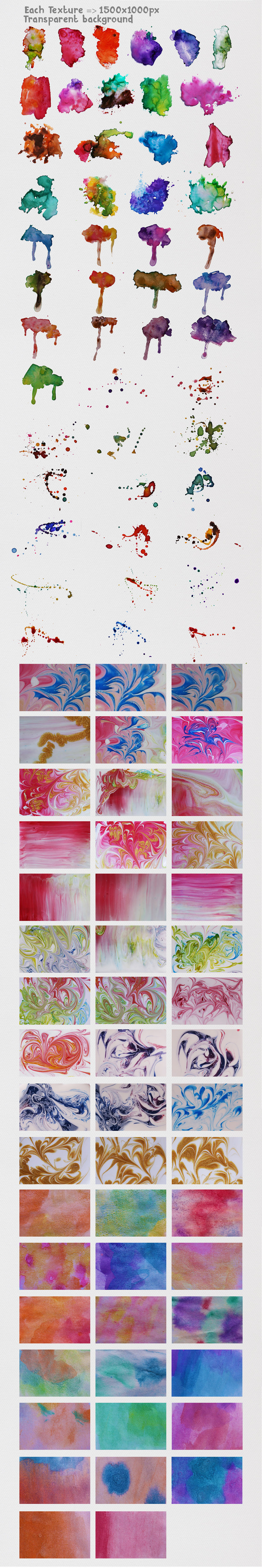 50 Free Vibrant Watercolor Textures on Behance