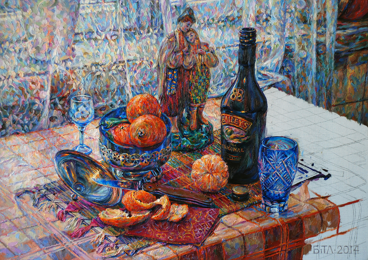 History painting still life on Behance