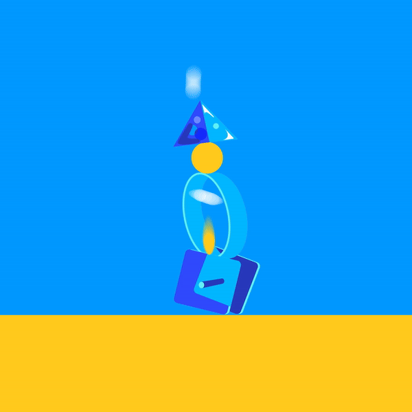 Loop Animation made with Motion Design School Behance