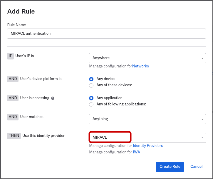 Okta MIRACL Documentation
