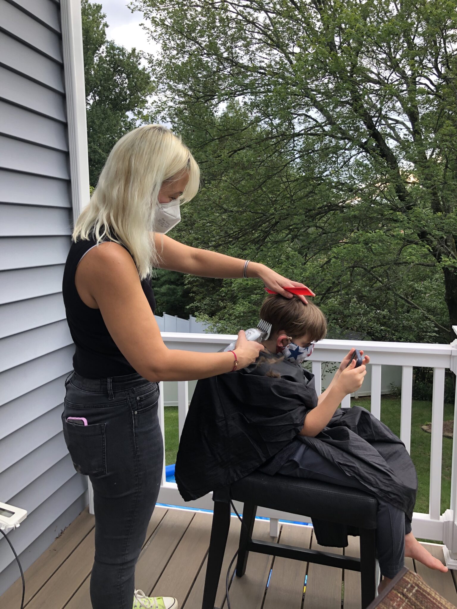 Miracles Salon Hair In The Time of Corona! Did you say backyard haircut?!