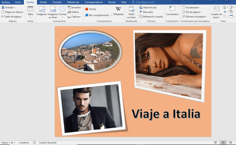 CÃ³mo Hacer un COLLAGE o un ALBUM DE FOTOS en Word (Ejemplo) Mira CÃ³mo