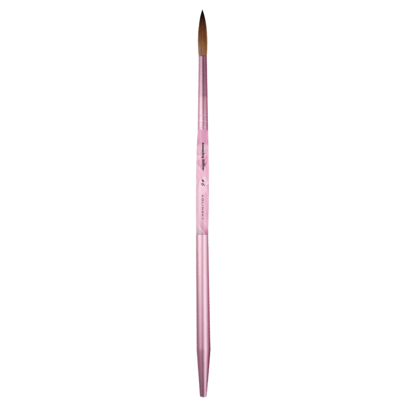 Amazing Shine 6 Kolinsky Round Acrylic Brush (1pc)