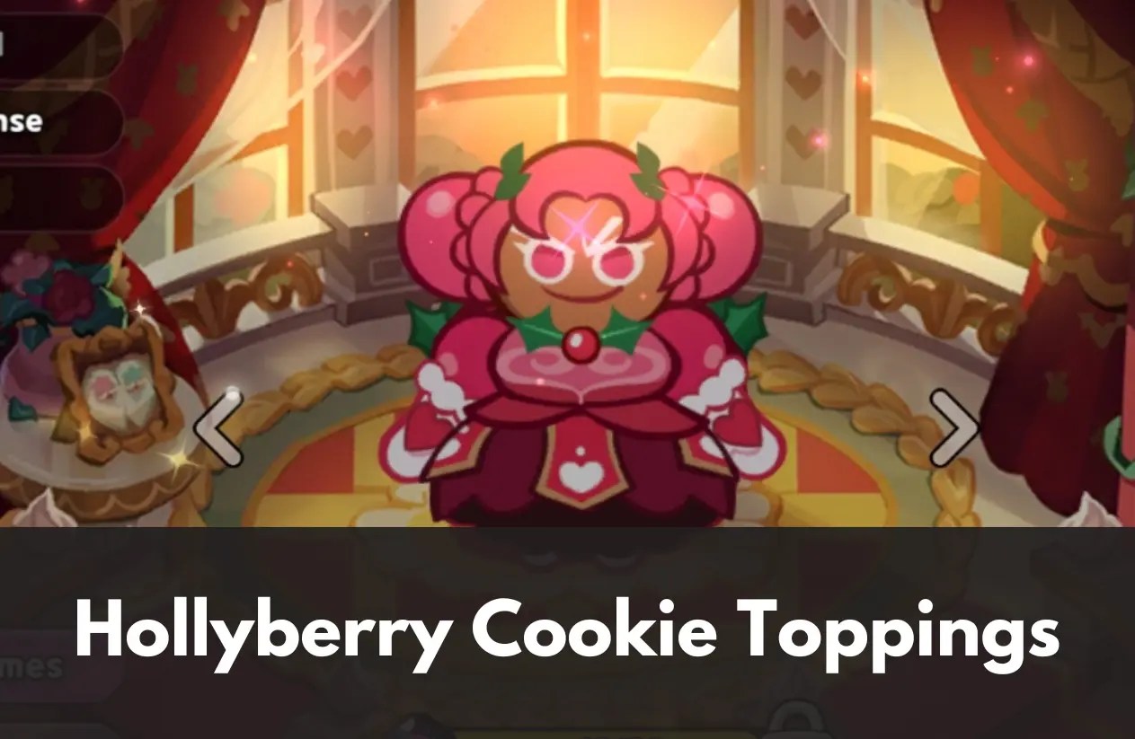 Hollyberry Cookie Toppings Build In Cookie Run Kingdom Mirage Portal