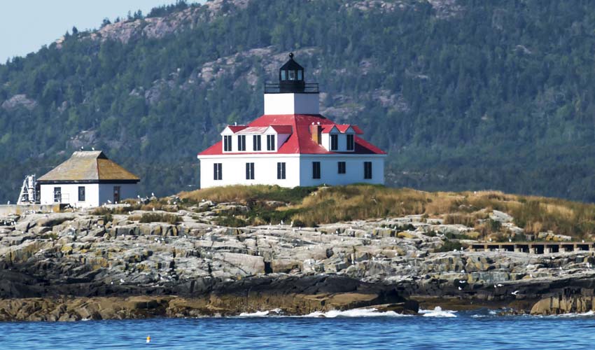 Maine Lighthouses near Bar Harbor and Mira Monte Inn