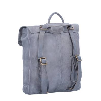 Taschendieb, Rucksack Leder 38 cm Tagesrucksäcke, grau mirapodo