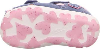 superfit, Baby Sandalen FANNI für Mädchen, WMSWeite M4, blau mirapodo