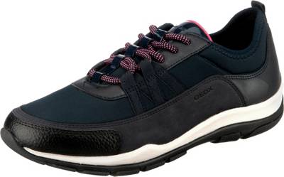 GEOX, Kander A Geobuck+lycra Sneakers Low, dunkelblau mirapodo