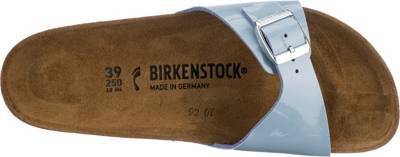 BIRKENSTOCK, Madrid Bs Pantoletten schmal, hellblau mirapodo