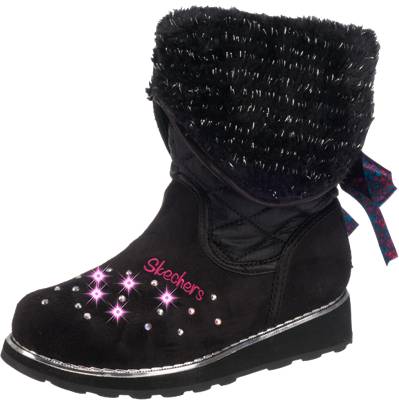 SKECHERS, Winterstiefel Blinkies für Mädchen, schwarz mirapodo