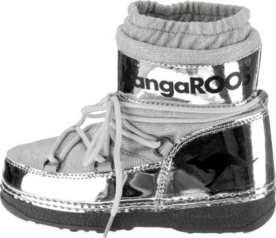 KangaROOS, Winterstiefel K MOON WMS Weite M für Mädchen, Weltraum, silber mirapodo