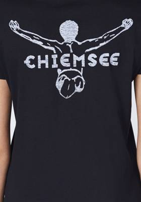 CHIEMSEE, TShirt mit Logo Rückenprint TShirts, schwarz mirapodo