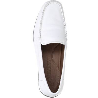 minu, MINU Damen Mokassins weiss Klassische Halbschuhe, weiß mirapodo